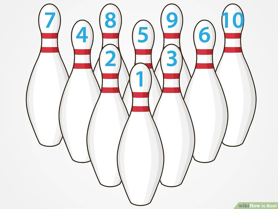 Bowling Pins Numbered